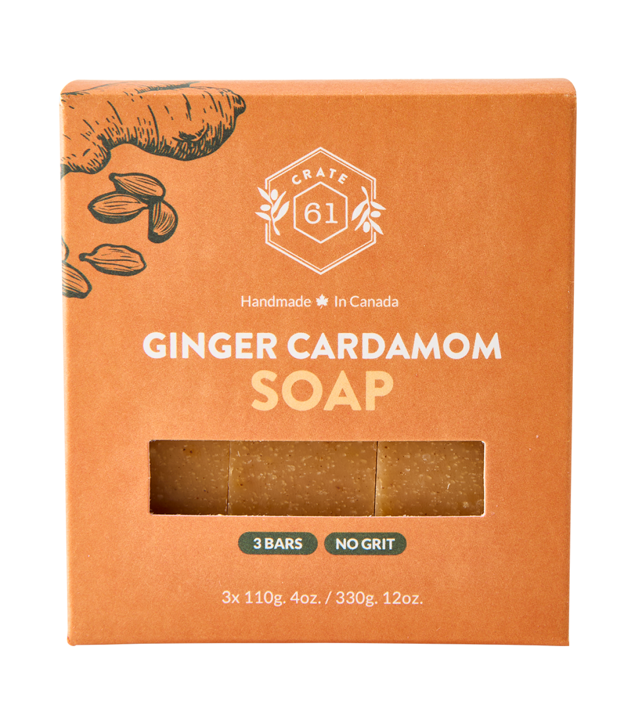 Ginger & Cardamom Bar Soap