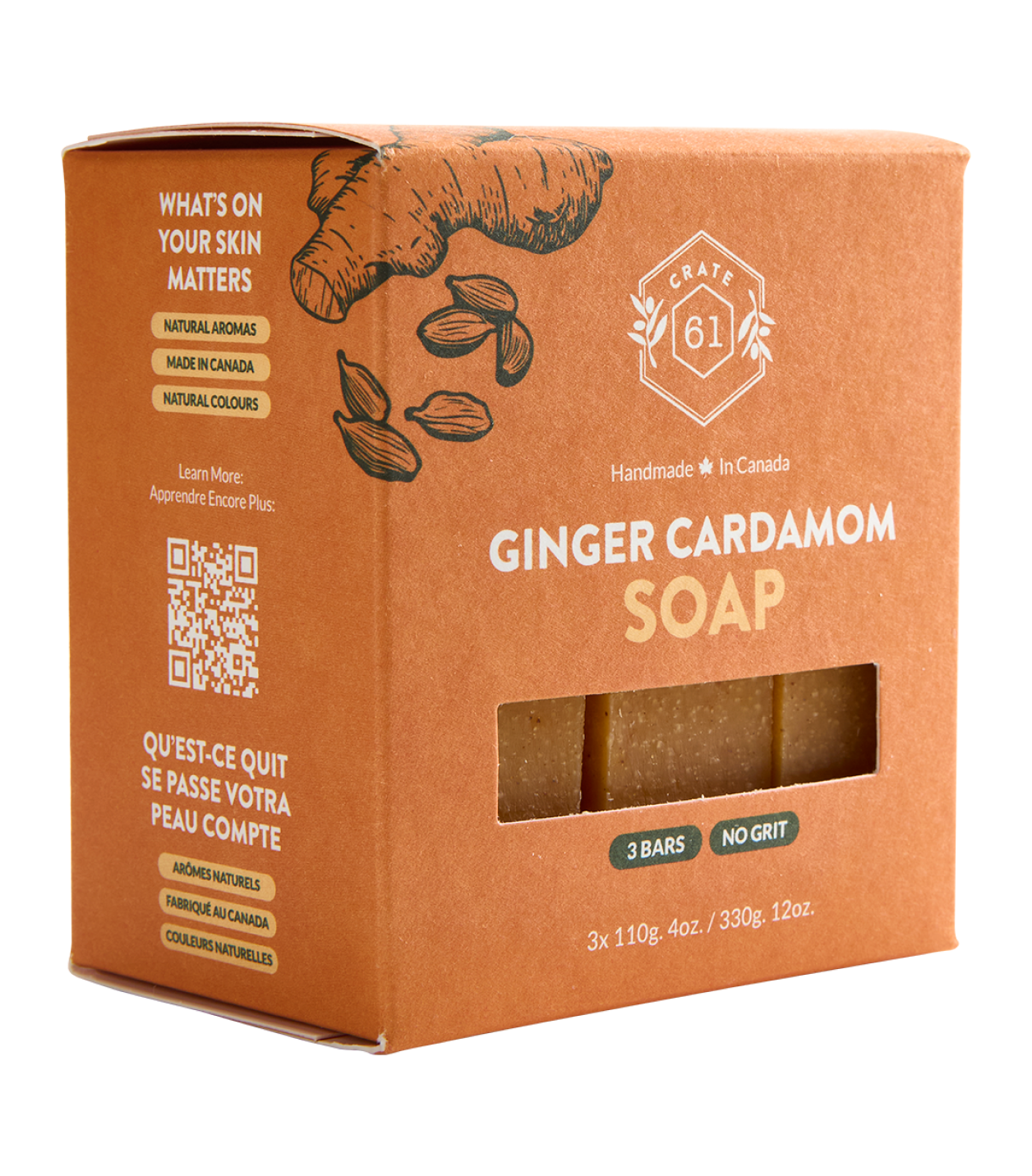 Ginger & Cardamom Bar Soap