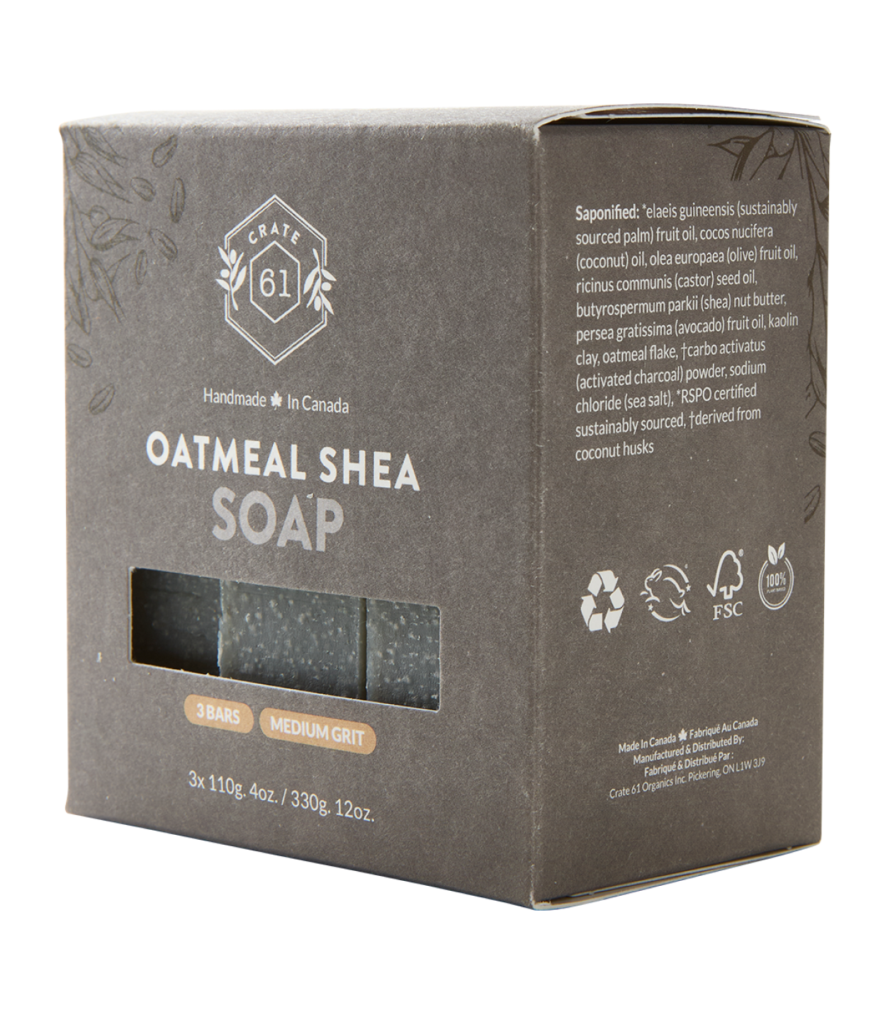 Oatmeal Shea Bar Soap