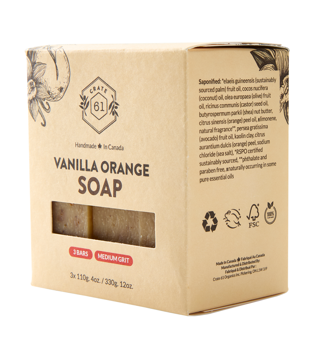 Vanilla Orange Bar Soap