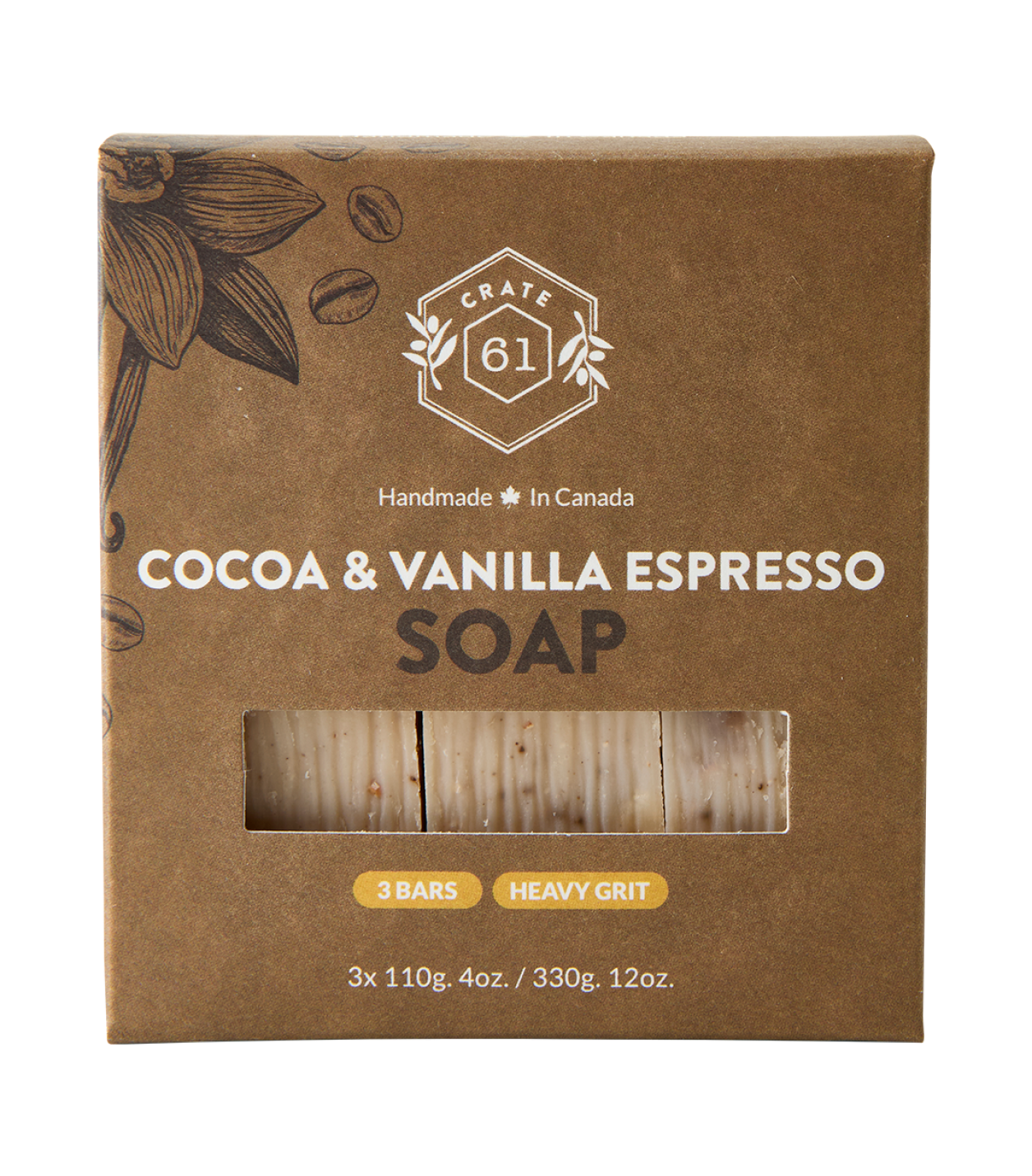 Cocoa & Vanilla Espresso Bar Soap