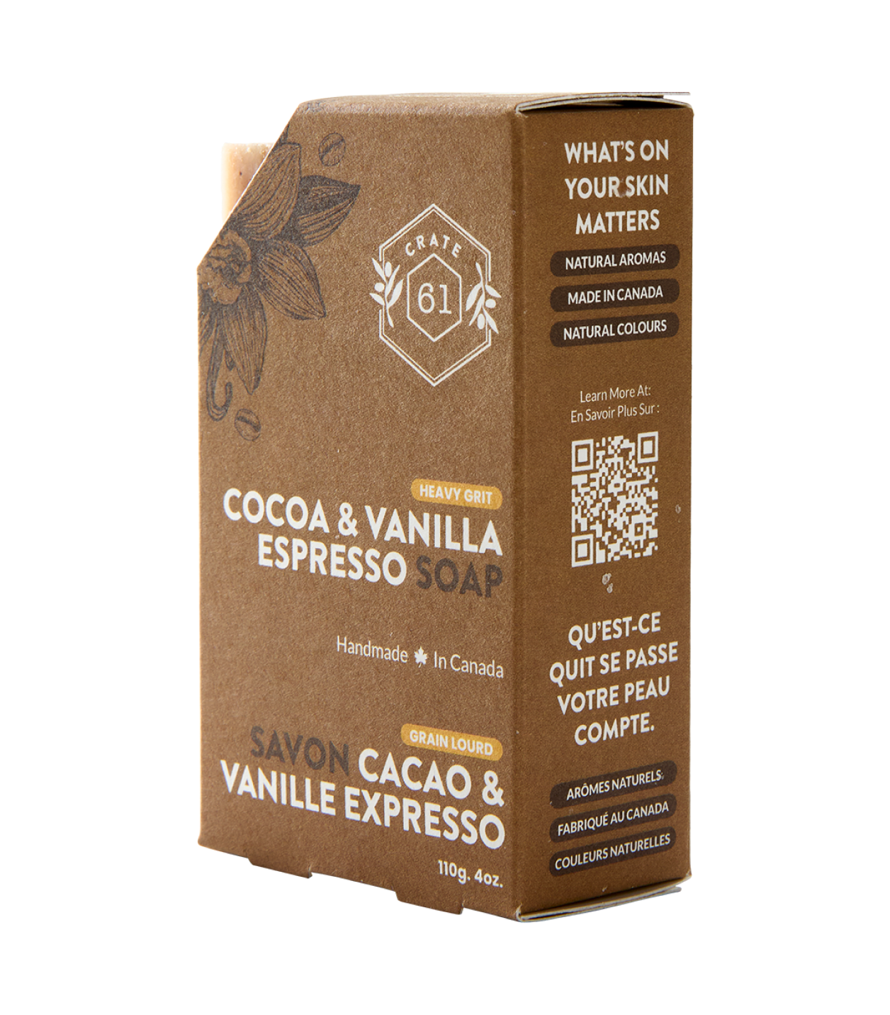 Cocoa & Vanilla Espresso Bar Soap