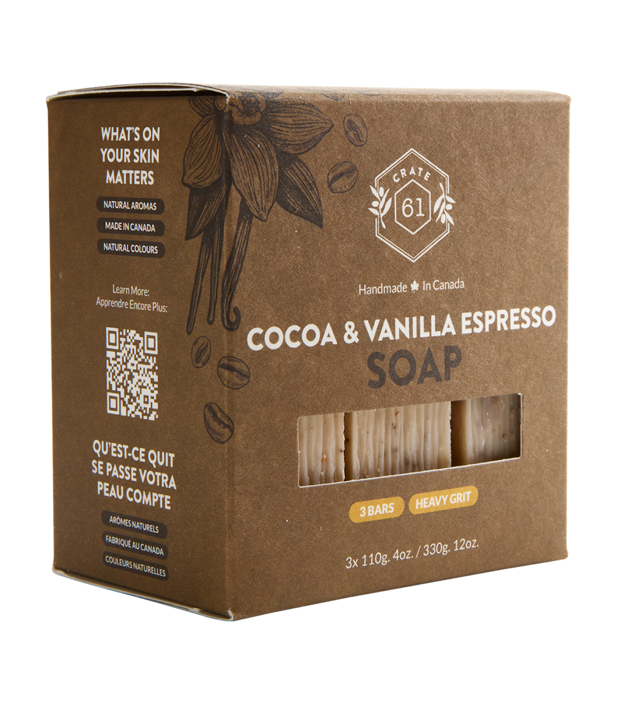 Cocoa & Vanilla Espresso Bar Soap