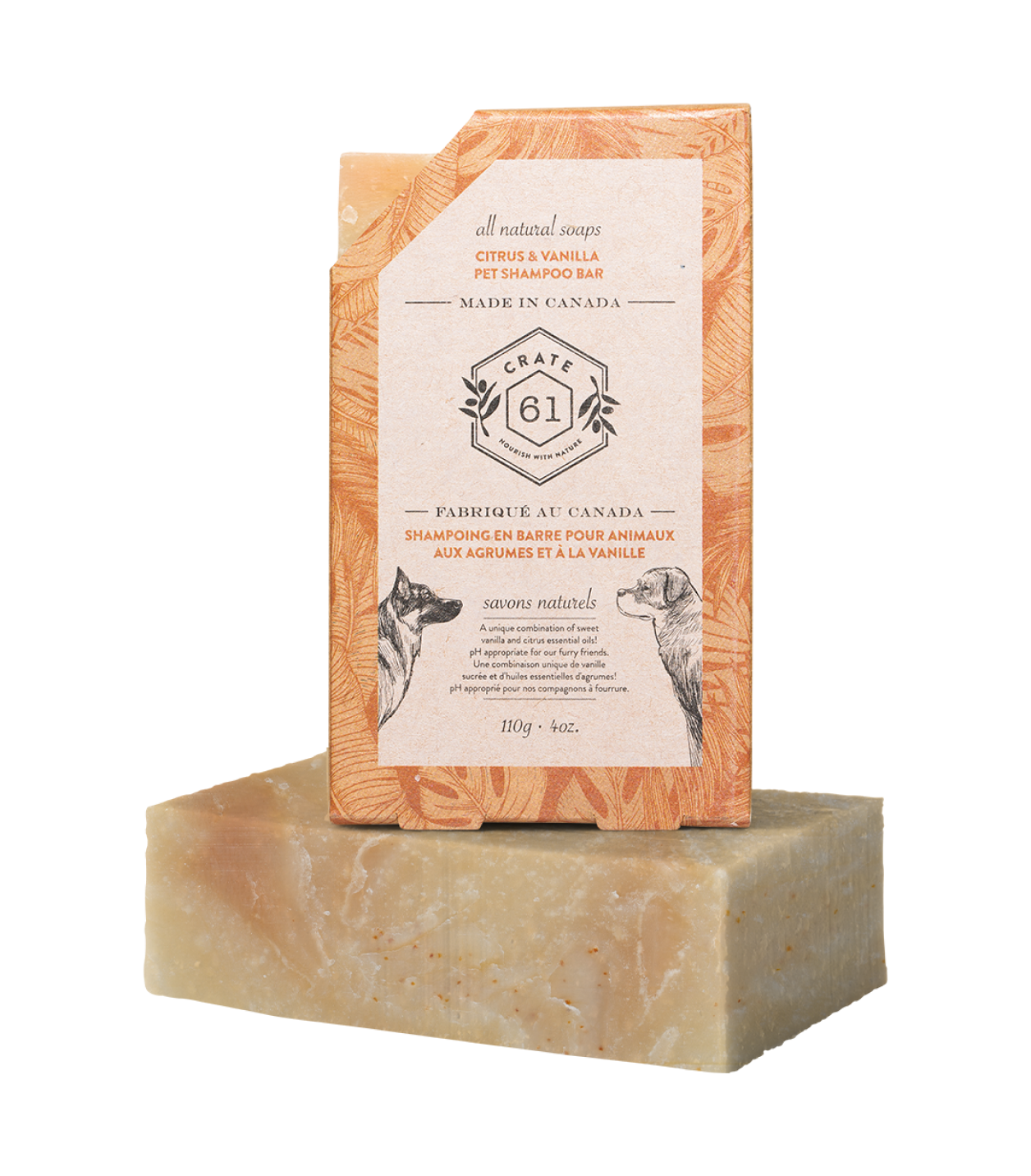 Citrus & Vanilla Pet Shampoo Bar