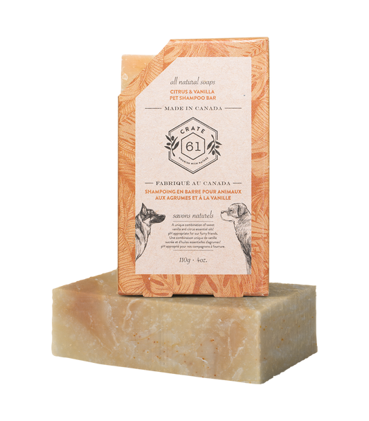 Citrus & Vanilla Pet Shampoo Bar