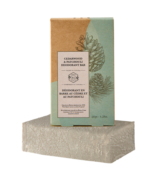 Cedarwood & Patchouli Deodorant Bar