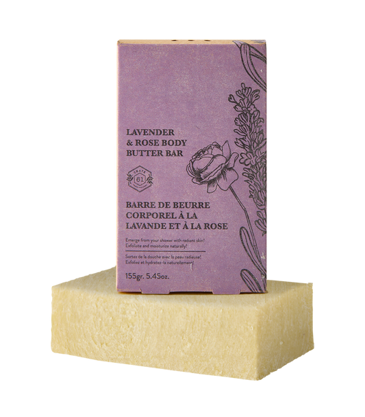 Lavender & Rose Body Butter Bar