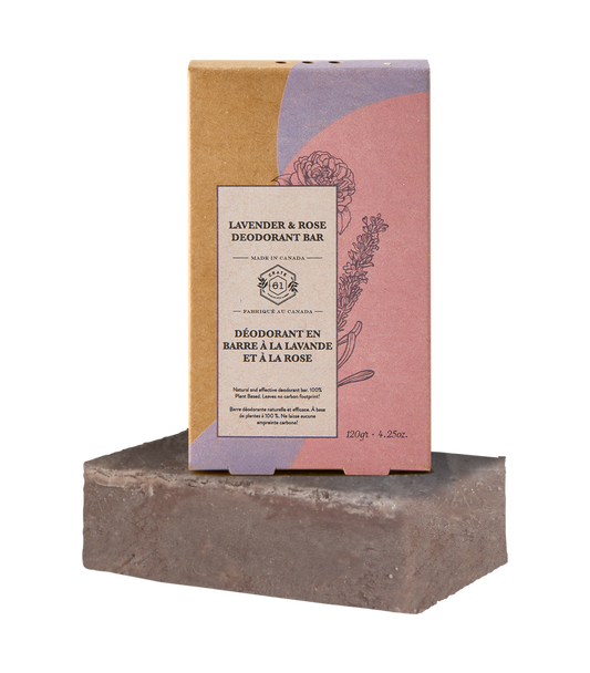 Lavender & Rose  Deodorant Bar