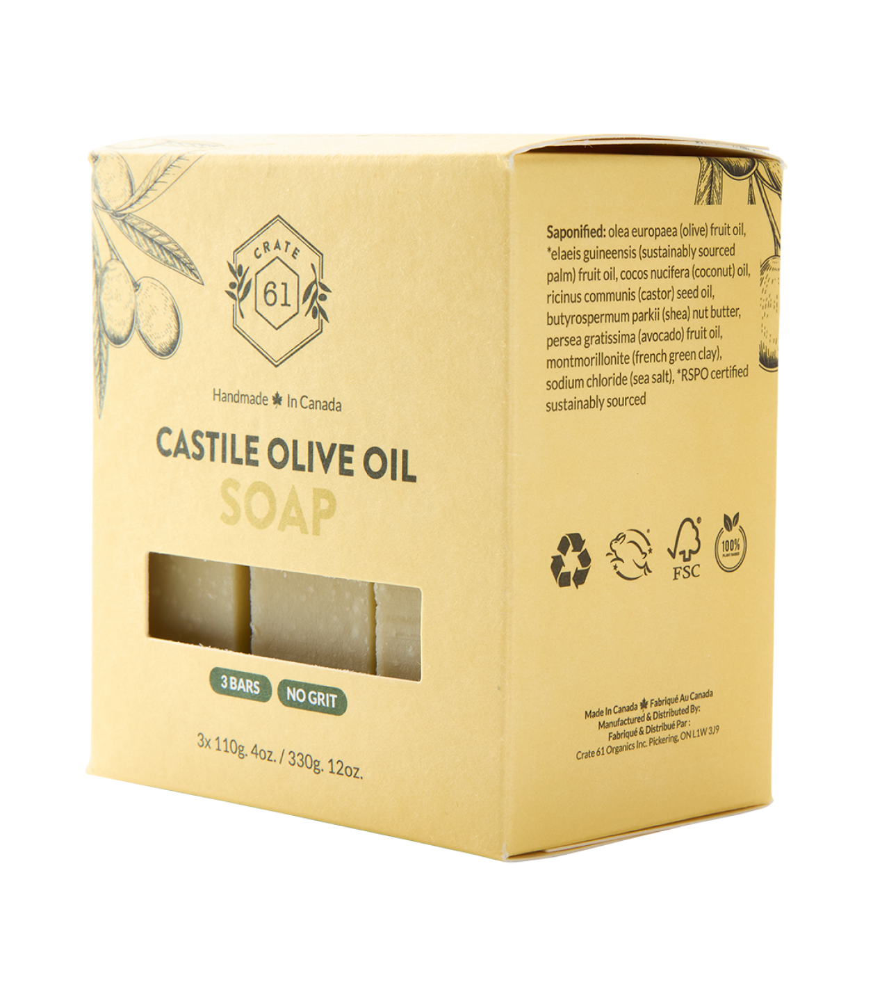 Castile Olive Oil Bar Soap