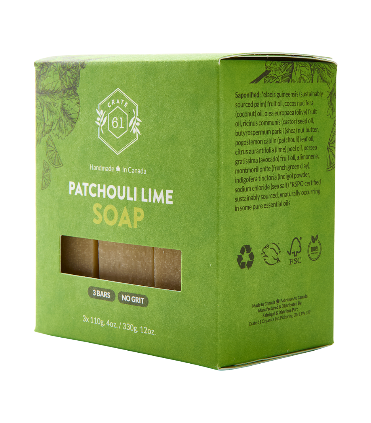 Patchouli Lime Bar Soap